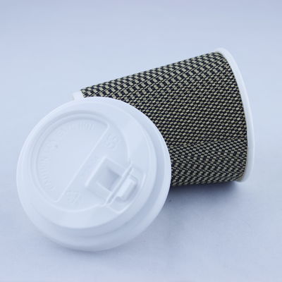 Tazza di carta stampata con coperchio monouso 360 ml
