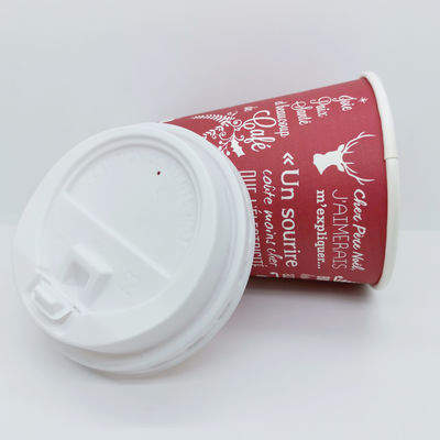 Tazza di carta stampata con coperchio monouso 360 ml