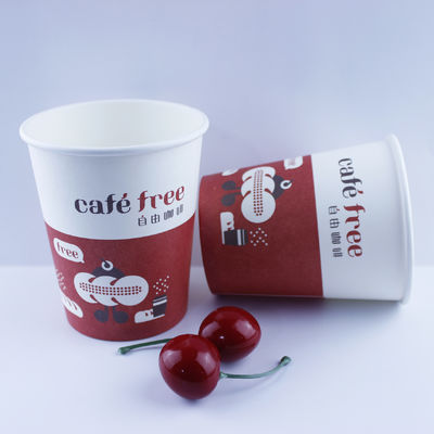 Logo Stampato 12 oz Ripple Cups Capoli da asporto Contenitore di carta per caffè e bevande