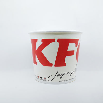 Botti di carta usa e getta di qualità alimentare KFC Tazza di pollo 64oz 85oz 130oz