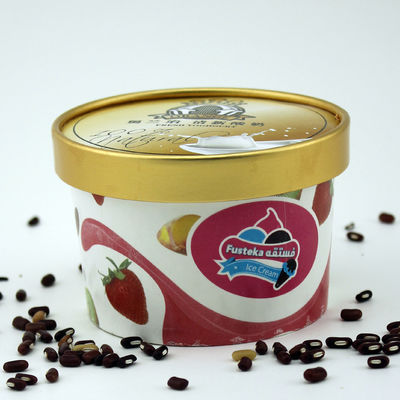 Contenitori di gelato biodegradabili e impermeabili con coperchio Eco-friendly 5 oz 150 ml