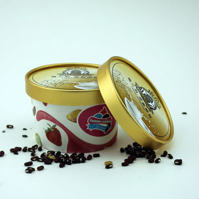 Contenitori di gelato biodegradabili e impermeabili con coperchio Eco-friendly 5 oz 150 ml
