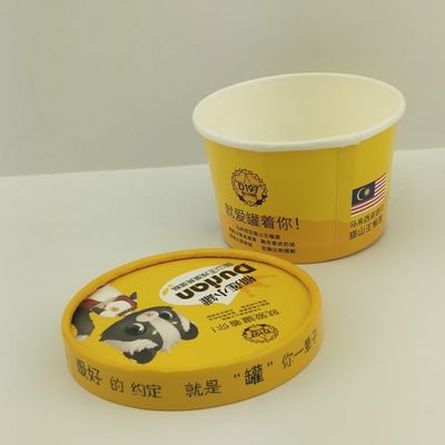 Capo di carta carta stampata su misura Tazze di gelato carta stampata Contenitori da asporto 8 oz tazze di carta da 250 ml