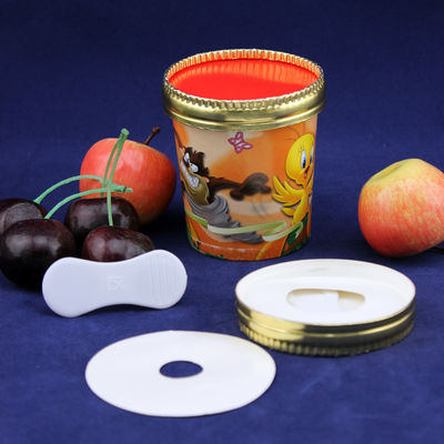 Coppa di carta di gelato rivestita in PE con coperchio cucchiaio di plastica con doppia parete