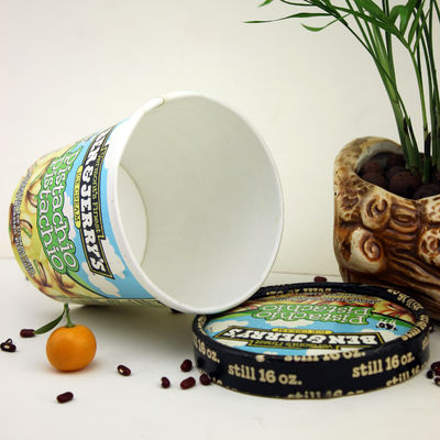 475 ml di tazza di carta per gelati con coperchio