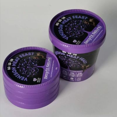 475 ml di vasche biodegradabili per gelati con coperchio, 520 ml di scodella di carta per gelati