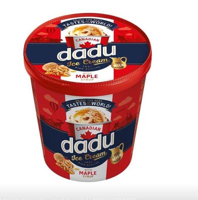 475 ml di vasche biodegradabili per gelati con coperchio, 520 ml di scodella di carta per gelati