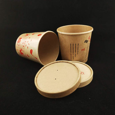 250 ml 8 oz Cucine di zuppa di carta riciclabili Cucine resistenti al calore