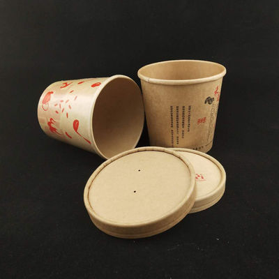 250 ml 8 oz Cucine di zuppa di carta riciclabili Cucine resistenti al calore