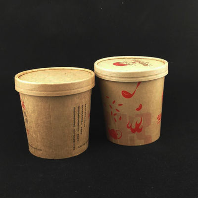 250 ml 8 oz Cucine di zuppa di carta riciclabili Cucine resistenti al calore