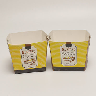 Pollo fritto cartone kraft usa e getta, cartone per il fast food.