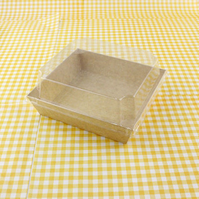Confezioni da asporto Confezioni da forno scartate compostabili 2 strati Kraft marrone