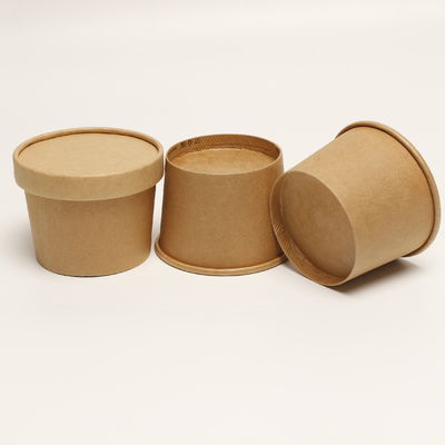 Tazza di carta per zuppa resistente al calore con coperchio