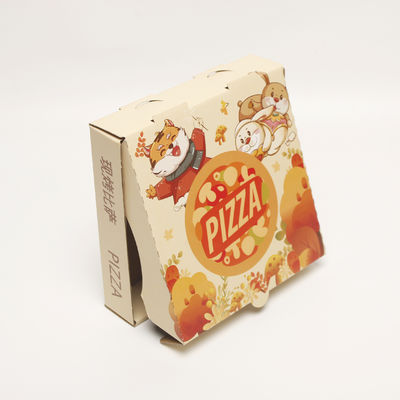 Scatola di imballaggio per pizza usa e getta con logo 12 pollici 14 pollici 16 pollici