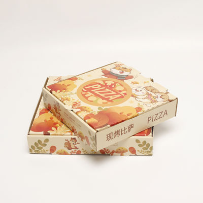Scatola di imballaggio per pizza usa e getta con logo 12 pollici 14 pollici 16 pollici