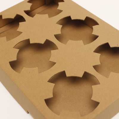 Scatola di imballaggio da forno stampabile Disposable Rectangle Paper Cup Pad