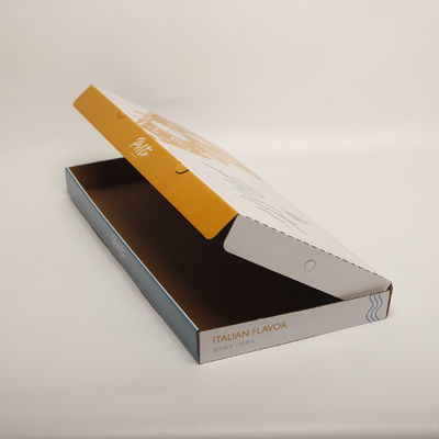 Scatole di imballaggio alimentare stampate portatili personalizzate, scatole di pizza leggere personalizzate