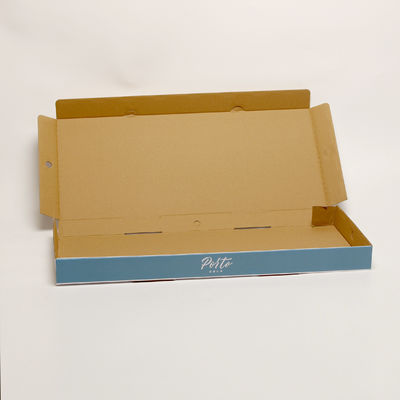 Scatole di imballaggio alimentare stampate portatili personalizzate, scatole di pizza leggere personalizzate