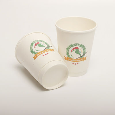 Biodegradabili Tazze da caffè per porta via a doppia parete Eco-friendly 360ml 12 once