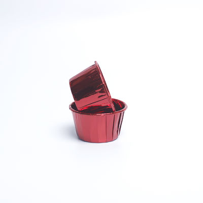 Coppe per cupcake in foglio di alluminio compostabile, tazze da forno per muffin usa e getta