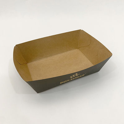 Confezioni di carta alimentare a forma di barca Eco-friendly Biodegradable Packaging Kraft