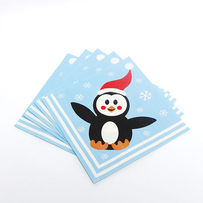 17 grammi di carta stampata, tovaglioli, tovaglioli di carta blu.