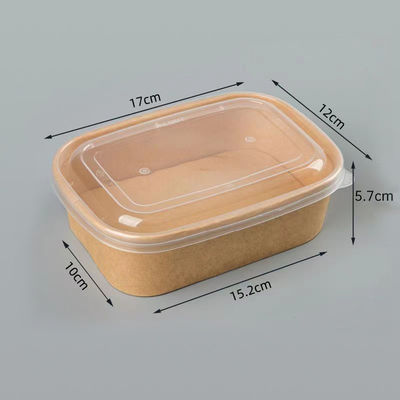 Tazza di carta quadrata con coperchio usa e getta personalizzata 500ml 750ml 1000ml