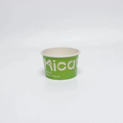 Fare Paper Bowl Ice Cream Coppa snack usa e getta ciotola di gelato tazza di imballaggio ciotola doppia PE film tazza