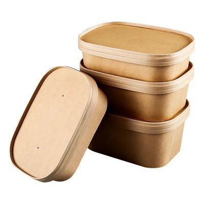Tazza di carta quadrata adatta per bevande di medie dimensioni in eventi con una capacità di 20-30 oz