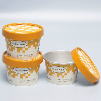Coppa di carta per gelati da 85 ml scatole monouso di carta per gelati tazze di carta per yogurt tazze di carta e tazze di carta per gelati scatola di imballaggio