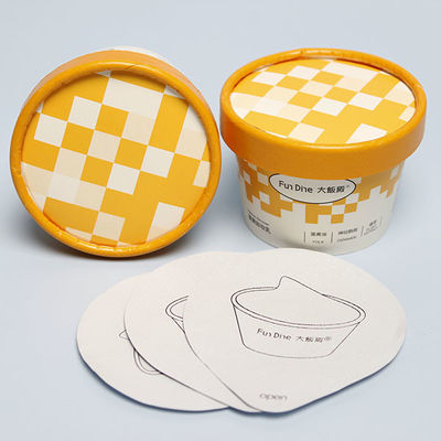 Coppa di carta per gelati da 85 ml scatole monouso di carta per gelati tazze di carta per yogurt tazze di carta e tazze di carta per gelati scatola di imballaggio