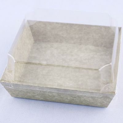 Scatola di imballaggio monouso per panificazione trasparente per panini