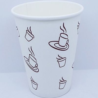 Tazze da caffè di carta ecologiche con coperchio per bevande calde