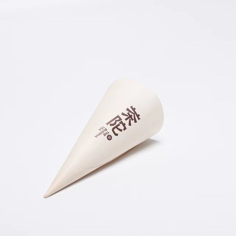 Porta carta gelato logo tubo croccante set di gelato uovo porta carta affilato set conico di gelato pacchetto