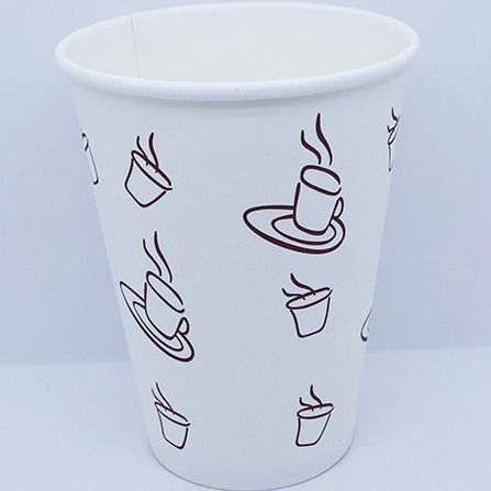 Tazze da caffè di carta ecologiche con coperchio per bevande calde
